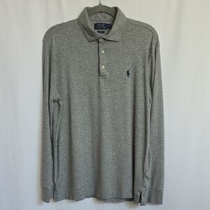 Polo Ralph Lauren Gray Mens Classic Fit Cotton Shirt.  Size Medium.